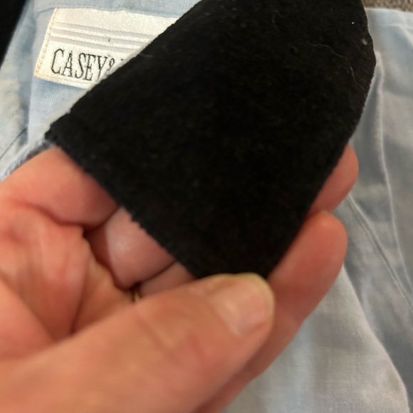 90s vintage Casey and max happy new year long sleeved soft denim shirt. - Picture 6 of 6